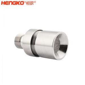 恒歌定制孔徑0.2-120μm不銹鋼氣體傳感器防爆外殼，耐腐蝕防水金屬過濾器