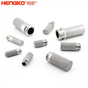 廠家來圖定制粉末燒結316L不銹鋼過濾器濾芯防塵耐腐蝕，用于化工制藥