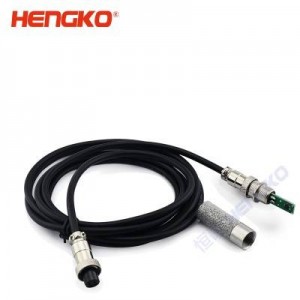 防水灌溉土壤溫濕度傳感器不銹鋼外殼保護罩探頭過濾器RHT系列帶線