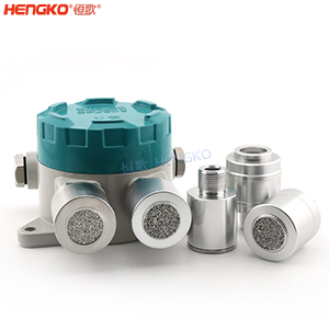 甲烷氣體探測器探頭保護罩防火防爆多孔316L不銹鋼氣體傳感器保護外殼